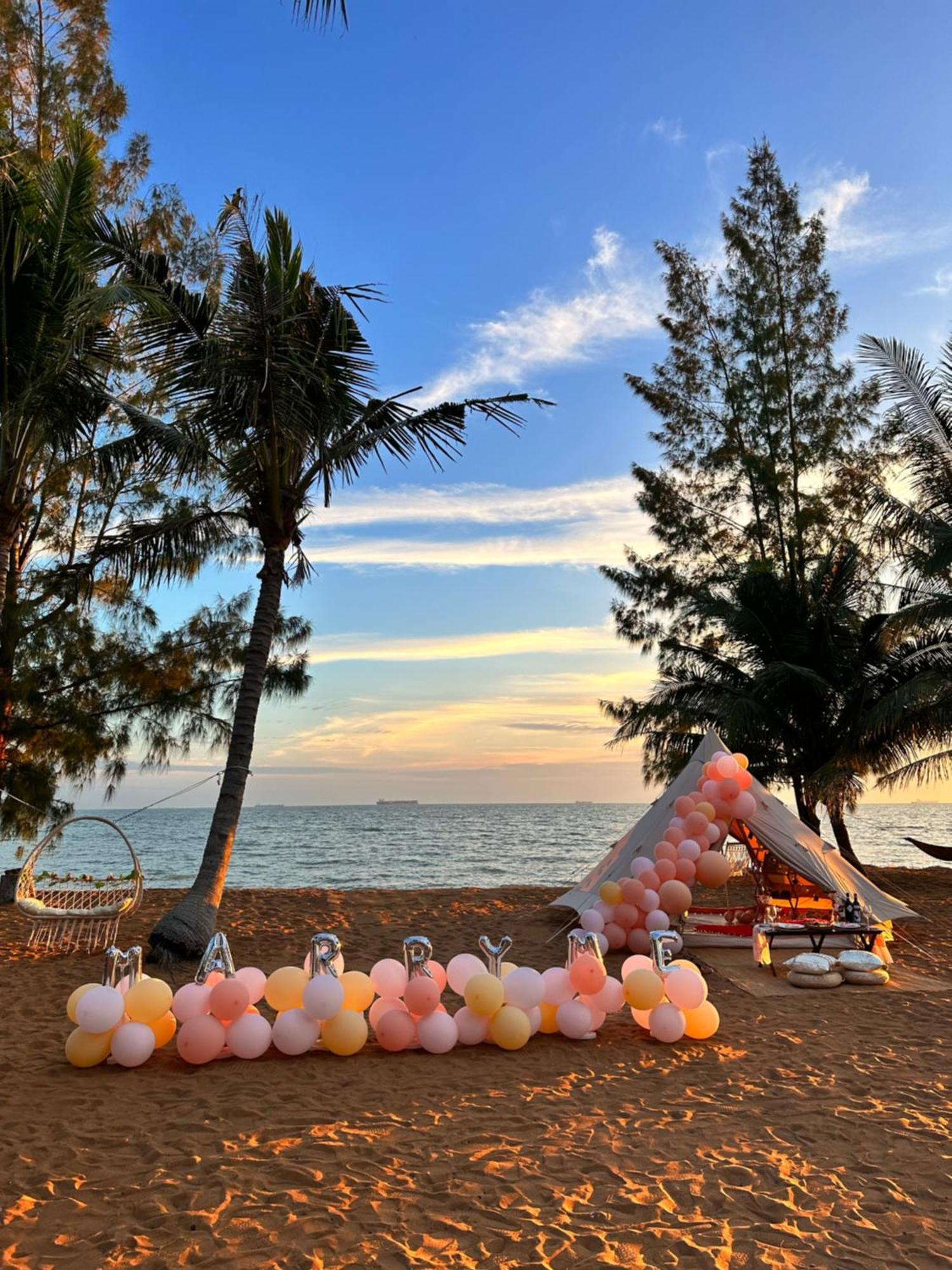 Beach N Breeze Glamping Malacca Eksteriør billede